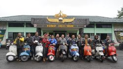 Danrem 062/Tn menghadiri Event Internal Komunitas Vespa Scooter Owners Group (SOG) Indonesia.